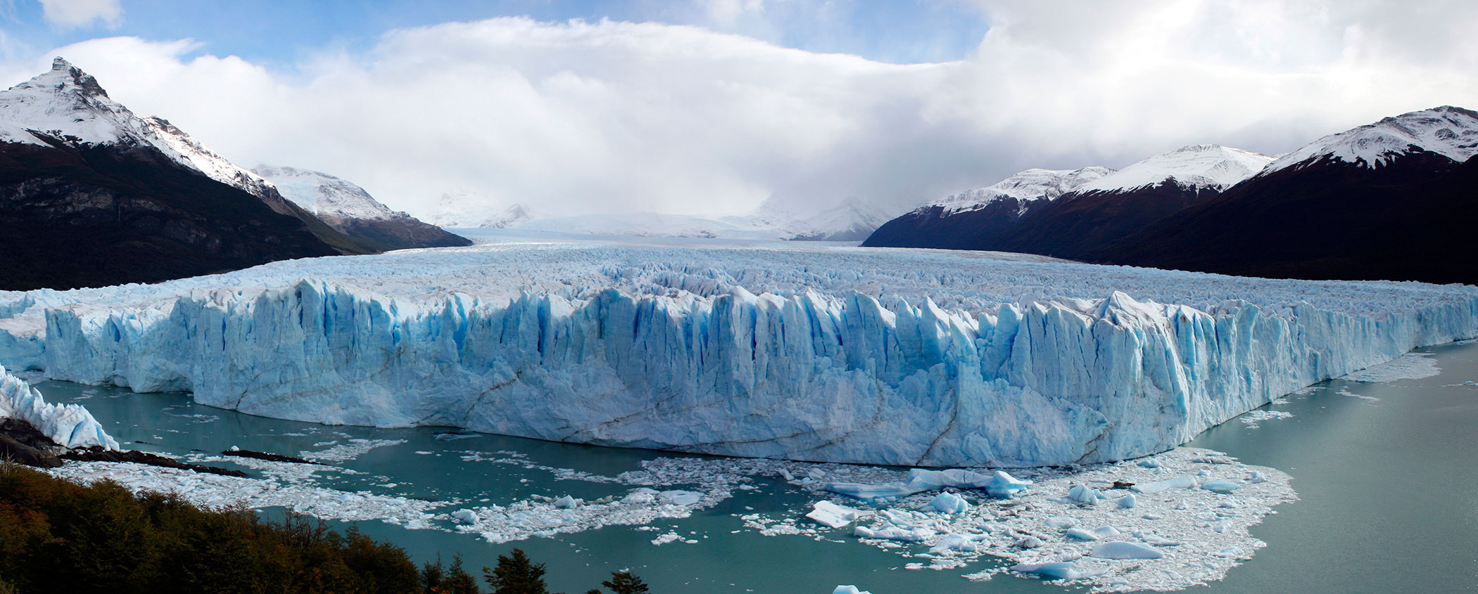 Paisaje del glaciar Perito Moreno
